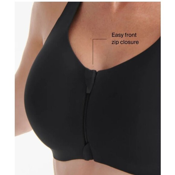 Knix Sports Bra Size 7 (36DD, 38DD, 36E) Catalyst Front Zip High Impact Wireless - Picture 10 of 11